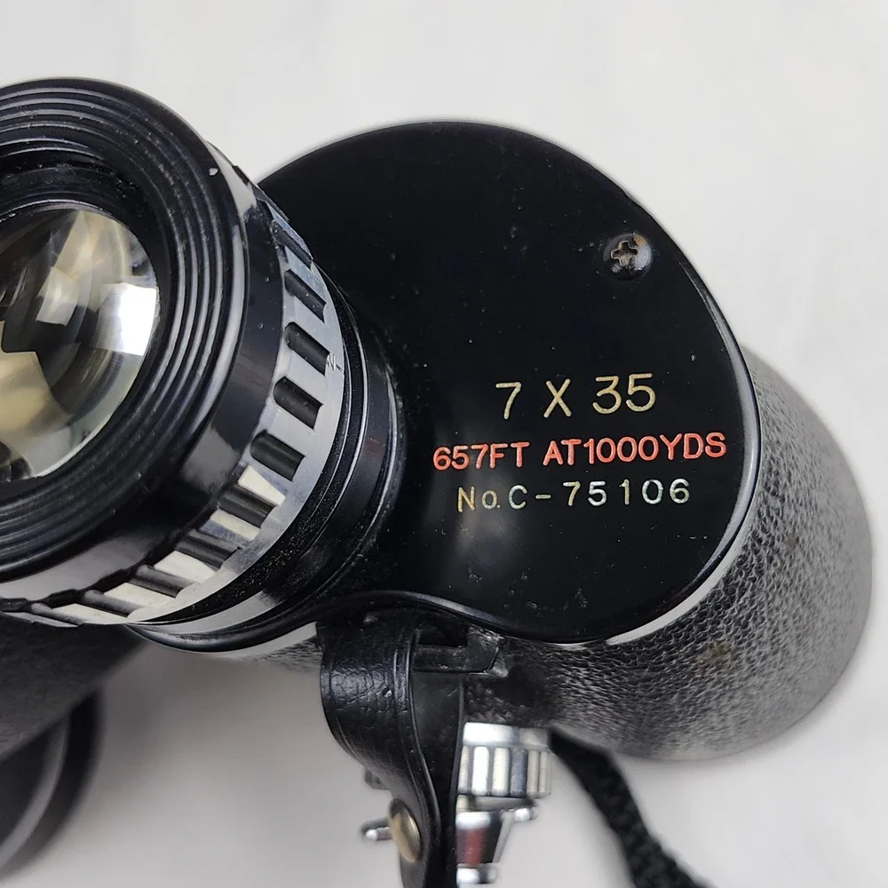 Rare Vintage Sears 6287 Super Wide Angle 7x35 Binoculars 12.5 BaK-4 JB146 Japan